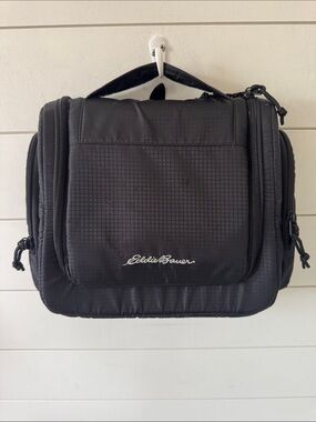 Eddie Bauer Expedition Dopp Kit Toiletry Bag - Black - Like New